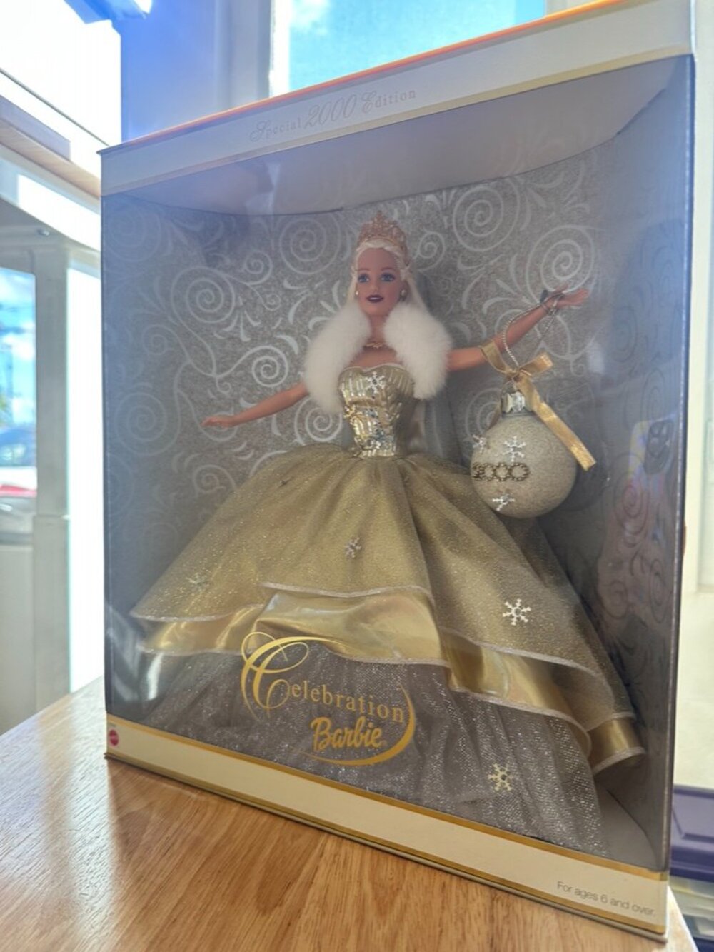 Special Edition Gold 2000 Holiday Celebration Barbie, new in box
